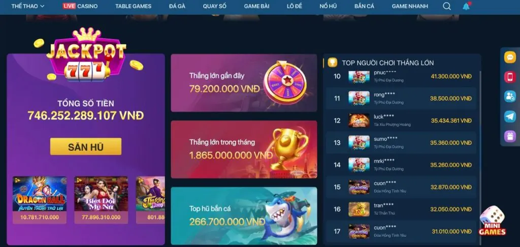 Khuyến mãi Nổ Hũ win88 app